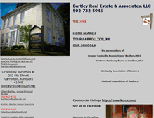 Tablet Screenshot of bartleyrealestate.com